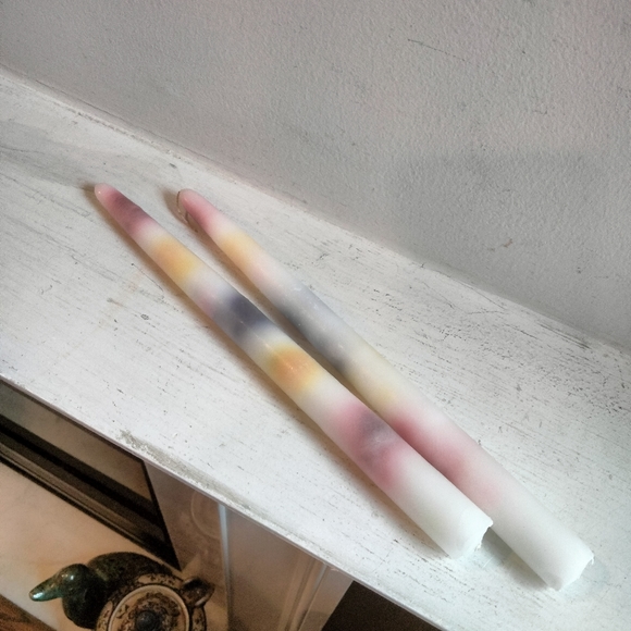 NIB Vintage Multi-color drip candles USA